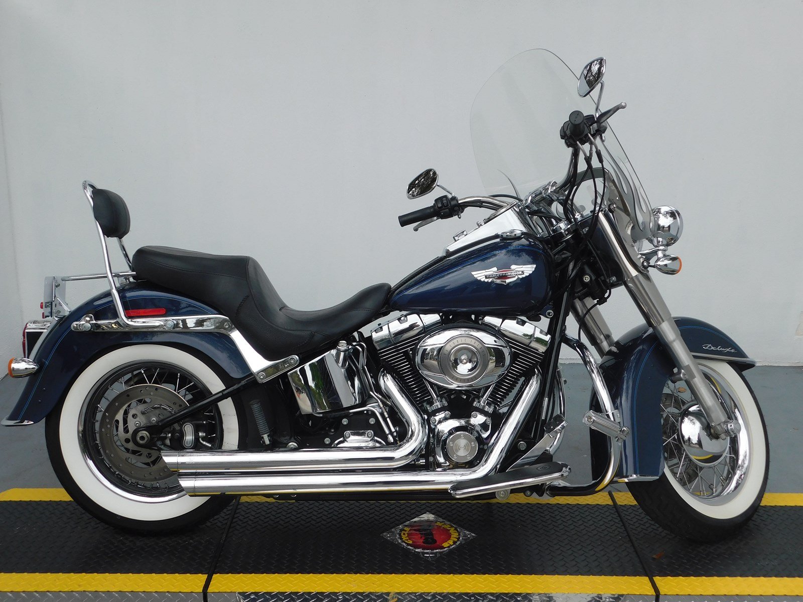 Pre Owned 2008 Harley Davidson Softail Deluxe Flstn Softail In West